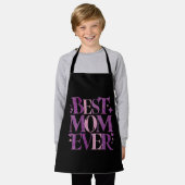 Trendy Typografie Beste Moeder Ooit Schort (Gedragen)