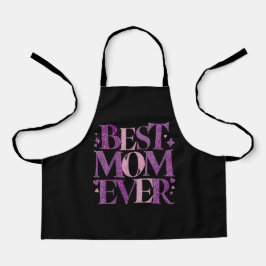 Trendy Typografie Beste Moeder Ooit Schort