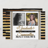 Trendy Typografie Fotografie Aankondigingen van de (Voorkant / Achterkant)