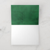 Trendy Typografie - Kerstboom - Echte foto Folie Feestdagenkaart (Binnenlaag)