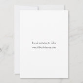 Trendy Typografie Tekst Foto Bruiloft Save The Date (Achterkant)