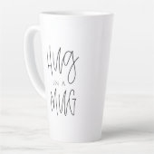 Trendy typografische knuffel in een Mok (Linkerhoek)