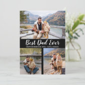 Trendy Typography 3 Photo Collage Vaderdag (Staand voorkant)