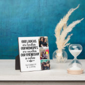 Trendy Typography Best Friends Names Photo Collage Fotoplaat (Insitu)