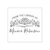 Trendy Typography Botanical van de bibliotheek van Rubberstempel (Afrduk)