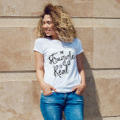 Trendy Typography Funny Gezegde T-shirt