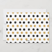 Trendy Typography Holiday Foto met Kerstmis Kaart (Achterkant)