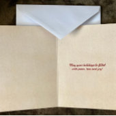 Trendy Typography KerstTree Holiday Foto Feestdagen Kaart