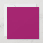 Trendy Typography Modern Wedding Invitations Kaart (Achterkant)