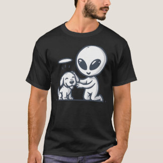 Trendy Ufo Shirt Retro Alien Friends Graphic Teedo