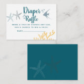 Trendy under the Zee Baby shower Diaper Raffle Informatiekaartje (Voorkant / Achterkant)