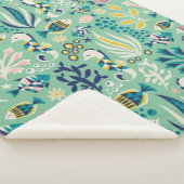 Trendy Underwater Design Sherpa Deken (3/4)