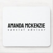 Trendy uniek creatief minimalistisch ontwerp muismat (Voorkant)