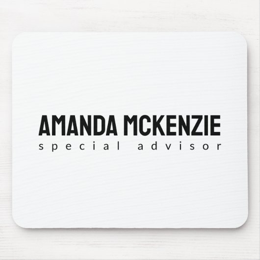 Trendy uniek creatief minimalistisch ontwerp muismat (Voorkant)