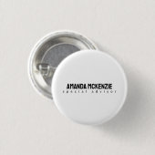 Trendy uniek creatief minimalistisch ontwerp ronde button 3,2 cm (Voorkant /achterkant)