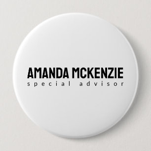 Trendy uniek creatief minimalistisch ontwerp ronde button 4,0 cm