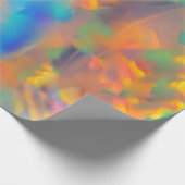 Trendy Unieke faux holografische opaal Cadeaupapier (Hoek)