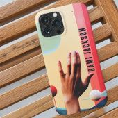 Trendy Unieke Kleurrijke Abstracte Monogram Naam Case-Mate iPhone Case