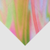 Trendy Unieke Roze Blauw groene abstracte golven Tissuepapier (Detail)