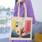 Trendy Unique Cool Kleurrijke Abstracte Naam Tote Bag