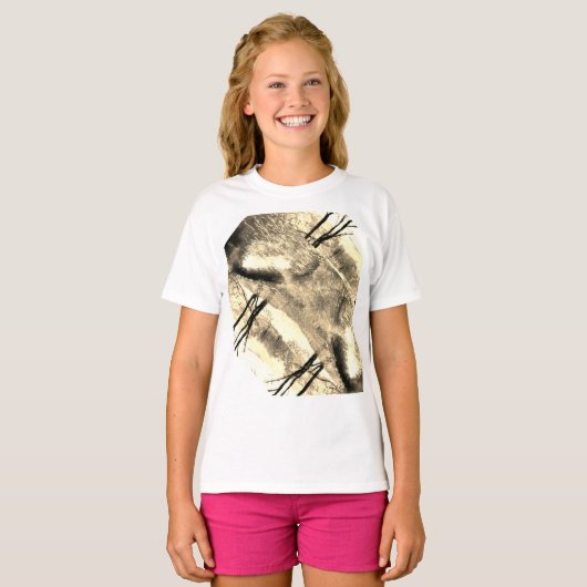 Trendy unique design T-shirt (Voorkant volledig)