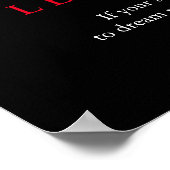 Trendy Unique Motivatie Leadership Lion Poster (Hoek)