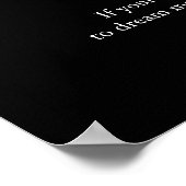 Trendy Unique Motivatie Leadership Tiger Poster (Hoek)