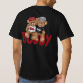 Trendy Uniseks Mode T-shirt (Achterkant)