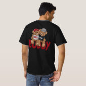 Trendy Uniseks Mode T-shirt (Achterkant volledig)