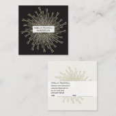 Trendy Upscale Hair Stylist Moderne SALON Bobby Pi Afsprakenkaartje (Voorkant / Achterkant)