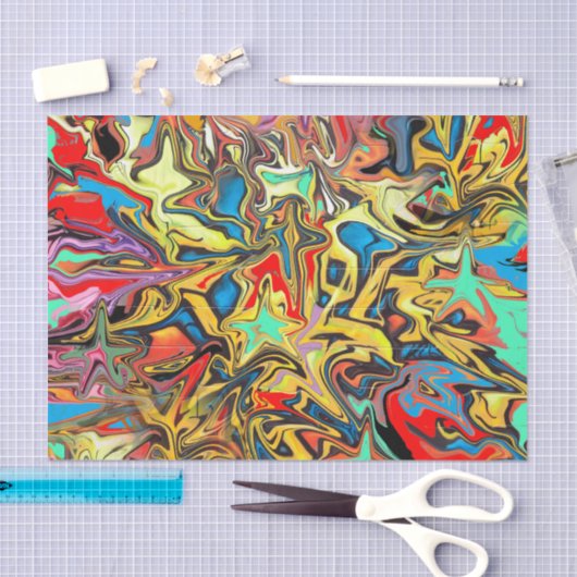 Trendy urban graffiti party tissuepapier (Craft)