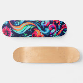 Trendy Urban Street Art Geïnspireerd Bloemen Skate Persoonlijk Skateboard (Horizontaal)