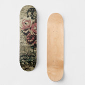 Trendy Urban Street Art Geïnspireerd Bloemen Skate Persoonlijk Skateboard (Voorkant)