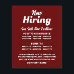 Trendy vacature Recruitment Adverteren Flyer<br><div class="desc">Trendy vacature Recruitment Adverteren flyers van de Visitekaartje Store.</div>