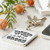 Trendy Vader van de Groom Sleutelhanger (Zijkant)