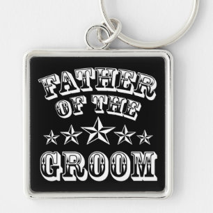 Trendy Vader van de Groom Sleutelhanger