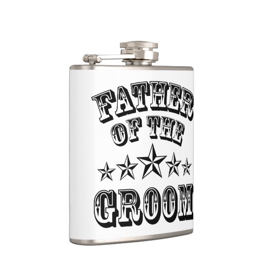 Trendy vader van de groomkolf heupfles (Rechts)