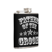 Trendy vader van de groomkolf heupfles (Rechts)