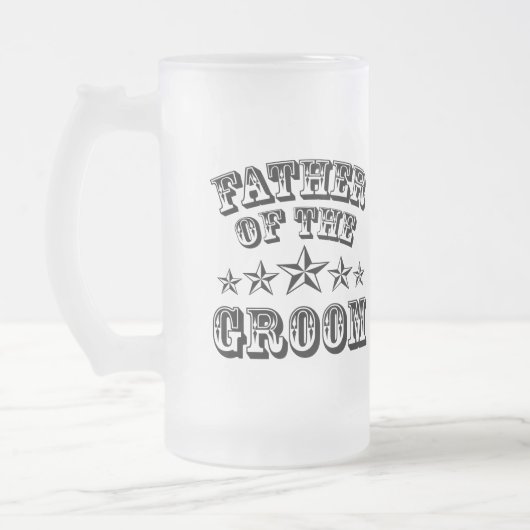 Trendy Vader van de Mok van de bruingeborste bier (Links)