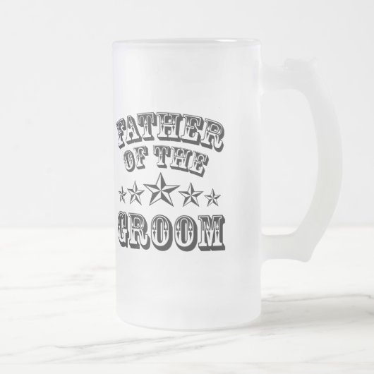 Trendy Vader van de Mok van de bruingeborste bier (Rechts)