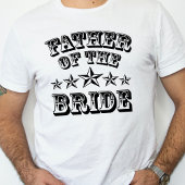 Trendy vader van het T-shirt met bride