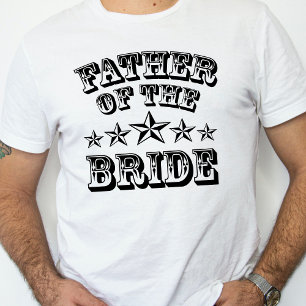 Trendy vader van het T-shirt met bride