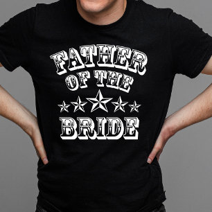 Trendy vader van het T-shirt met bride