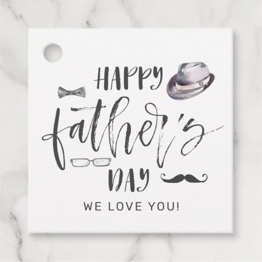 Trendy Vaderdag Cadeau Labels (Voorkant)