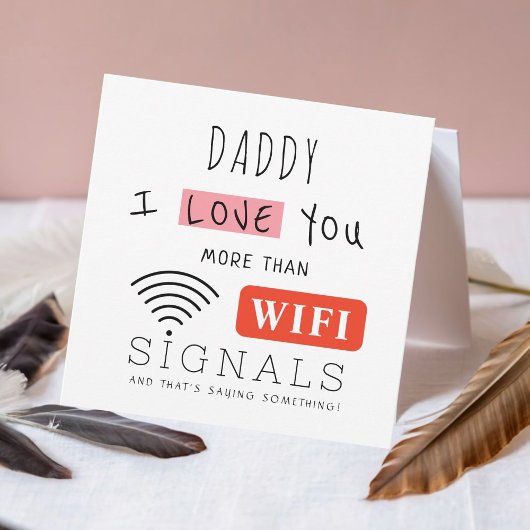 Trendy Vaderdag WIFI voor papa