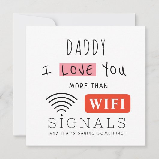 Trendy Vaderdag WIFI voor papa (Voorkant)