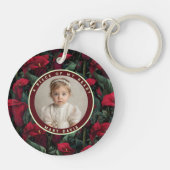 Trendy vadersdag cadeaus Calla lelies bloem Sleutelhanger (Achterkant)