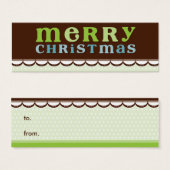 TRENDY VAKANTIE CADEAU LABEL :: candyfloss 3 Mini Visitekaartjes (Voorkant /achterkant)