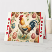 Trendy  vakantie Easter Collectie Kaart (Voorkant)