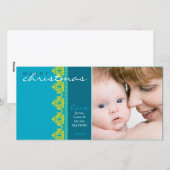 TRENDY VAKANTIE FOTOKAART ::  begrensd L1 Feestdagenkaart (Voorkant / Achterkant)